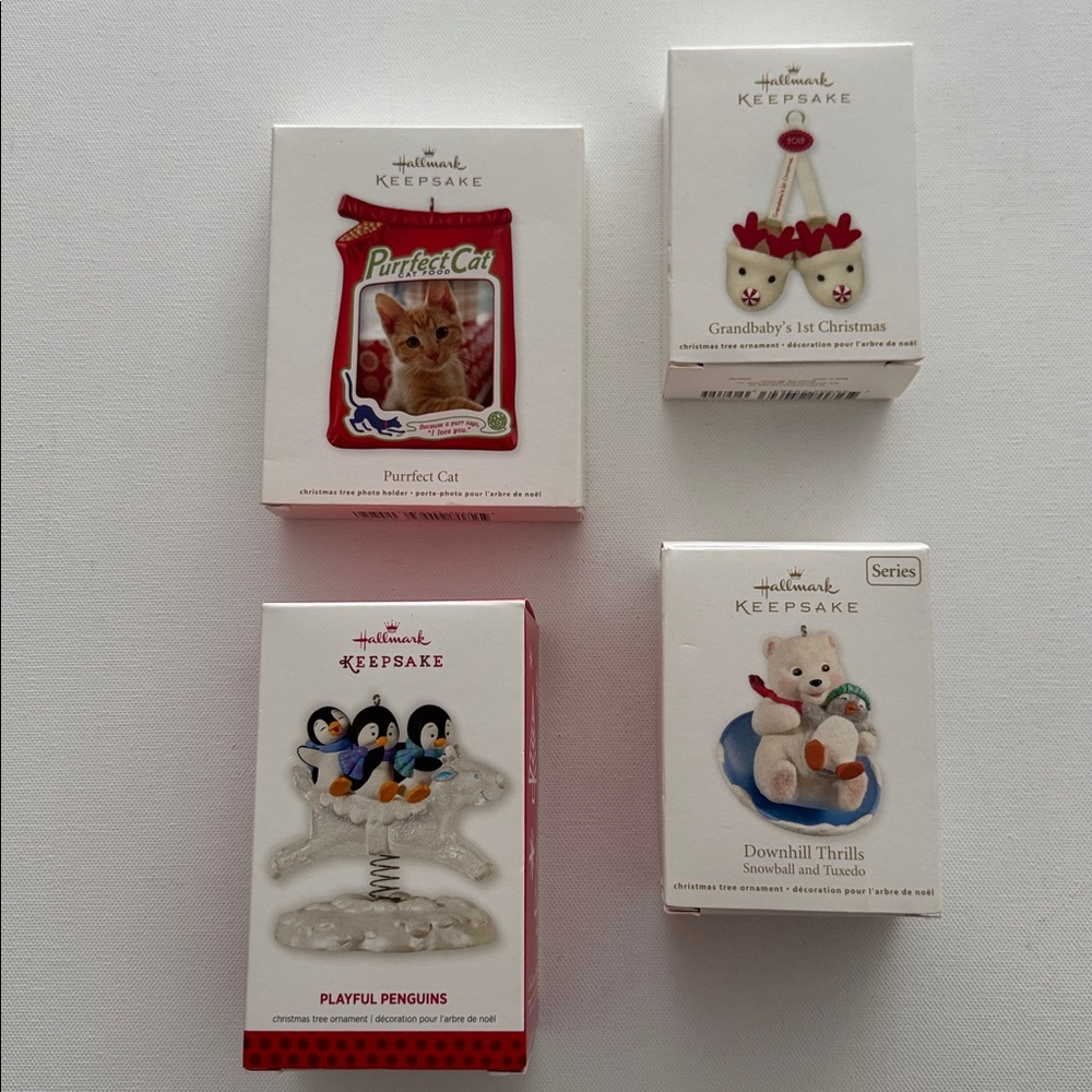 Hallmark Keepsake Ornament Collection 2012 Bundle of 4